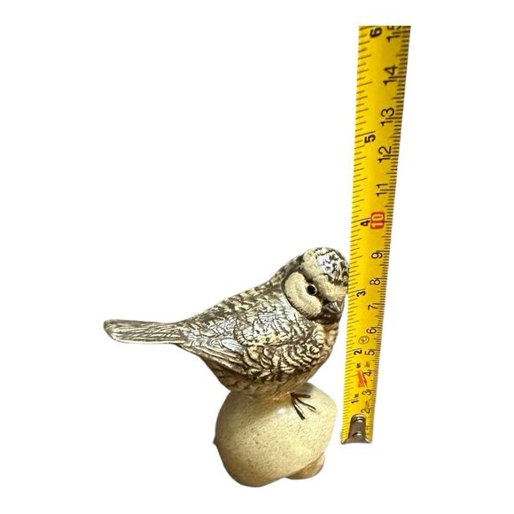 POOLE POTTERY STONEWARE BIRD - BLUE TIT ON MUSHROOM - Picture 5 of 16